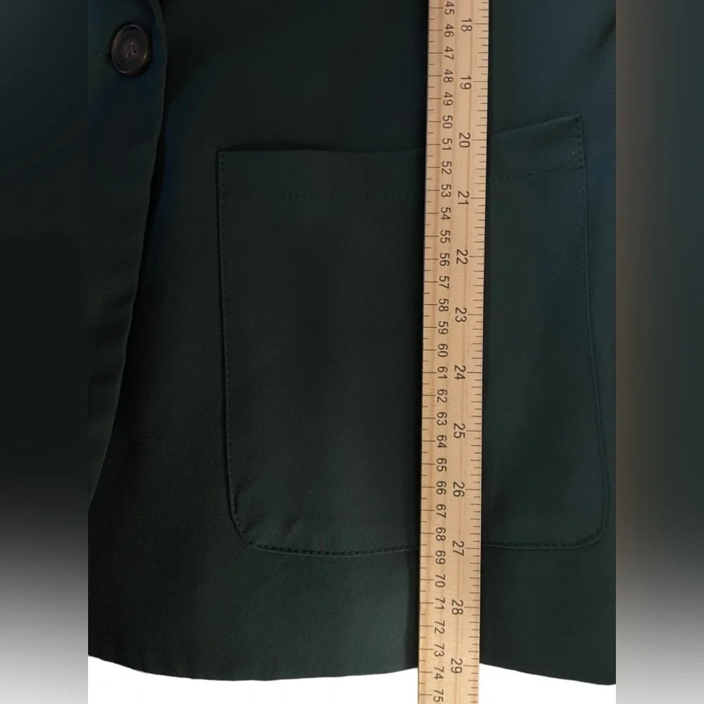 NWOT GREEN Size M  BBX Lephsnt  Double Breasted blazer